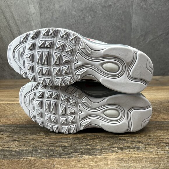 Nike Air Max 97 GS Pure Platinum Light Crimson Size 4Y Size 5.5 Womens Sneakers - Picture 9 of 9